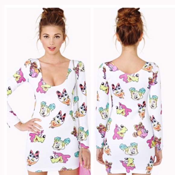 ISO Coveted Society Cartoons Acid BodyCon - Picture 2 of 4